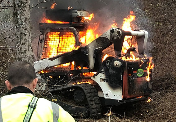 Mulcher After Fire